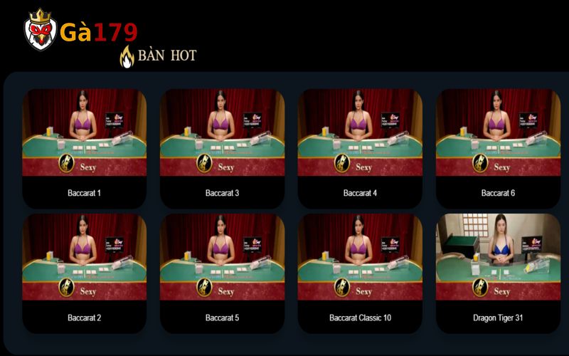 Đôi nét Game bài Baccarat Gà 179