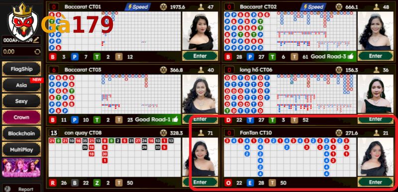 Tham gia game Fantan ngay tại hệ thống Gà 179